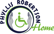 Logo of Phyllis Robertson Home for people with physical or mental disabilities in Pretoria - holistic living with a handicap.